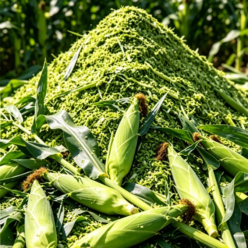 Hvad er majsensilage af hele planter?