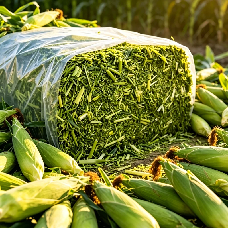 Hvordan forbedrer frisk majsensilage med høj fugtighed moderne husdyrfodring?